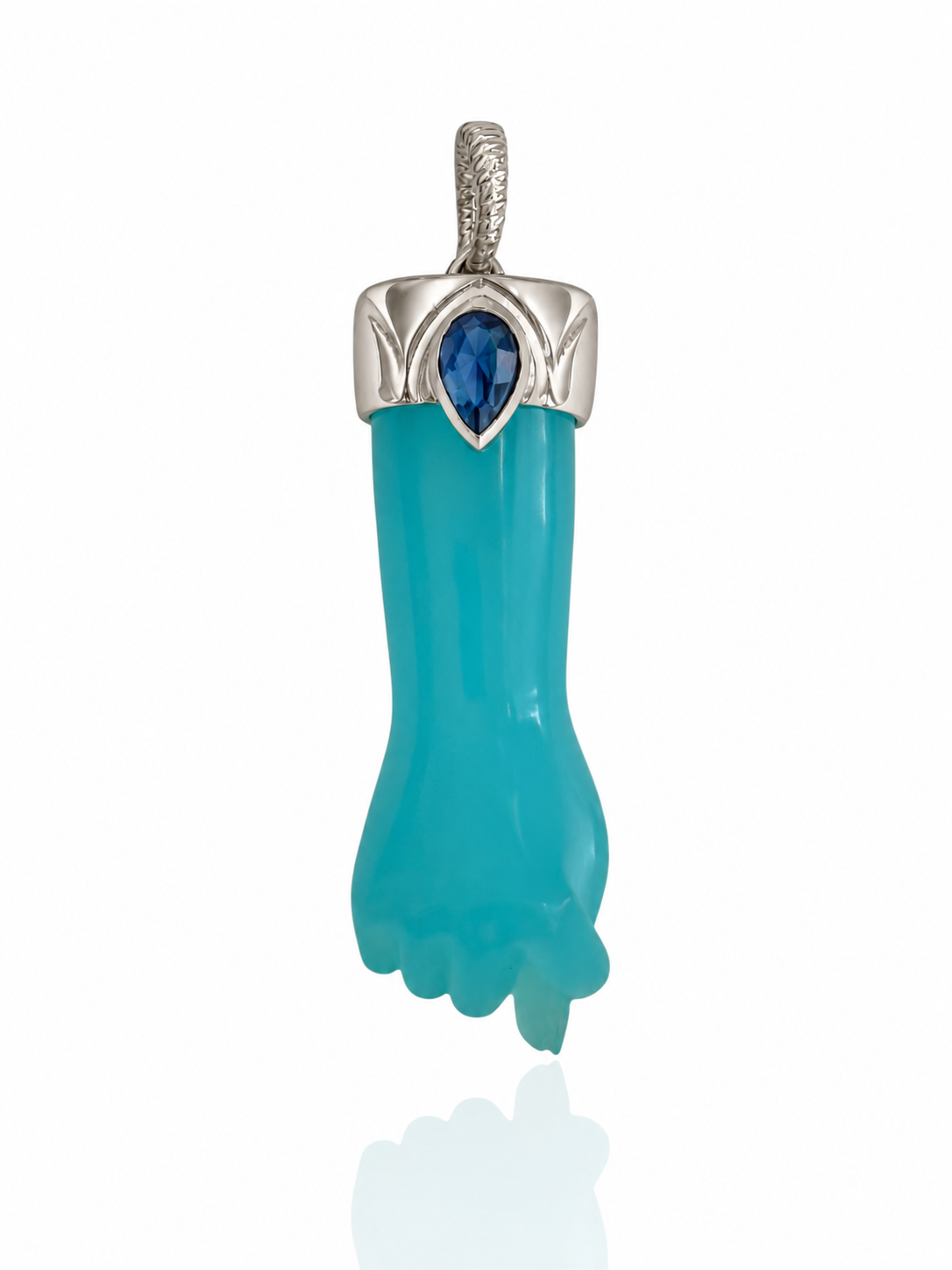 Sample Sale: Blue Chalcedony Mano Figa