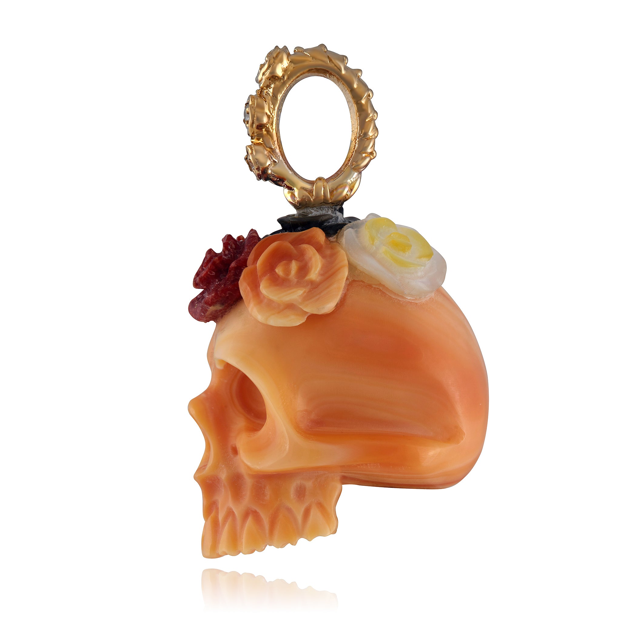 Skull With Flower Crown