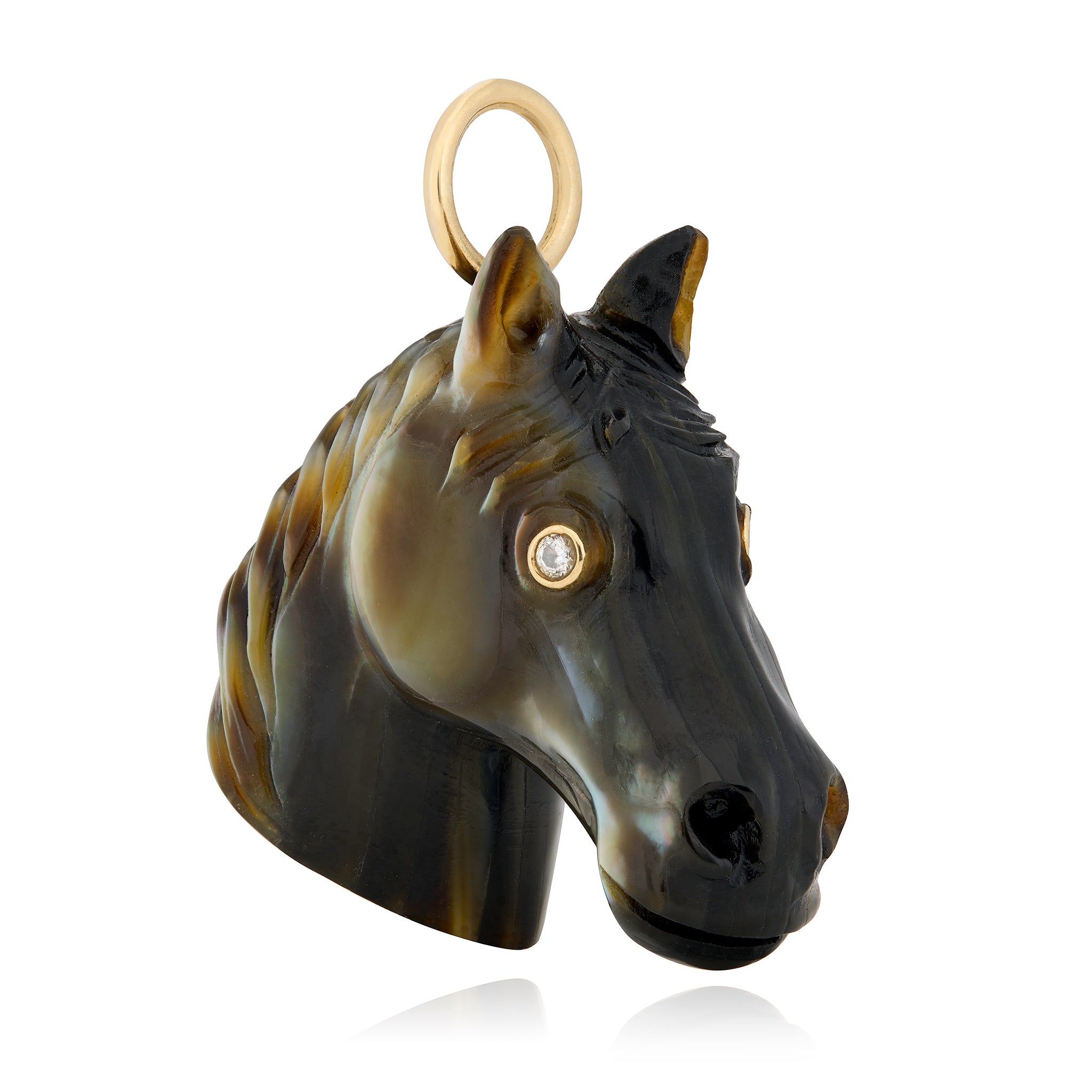 Black Beauty Horse Charm