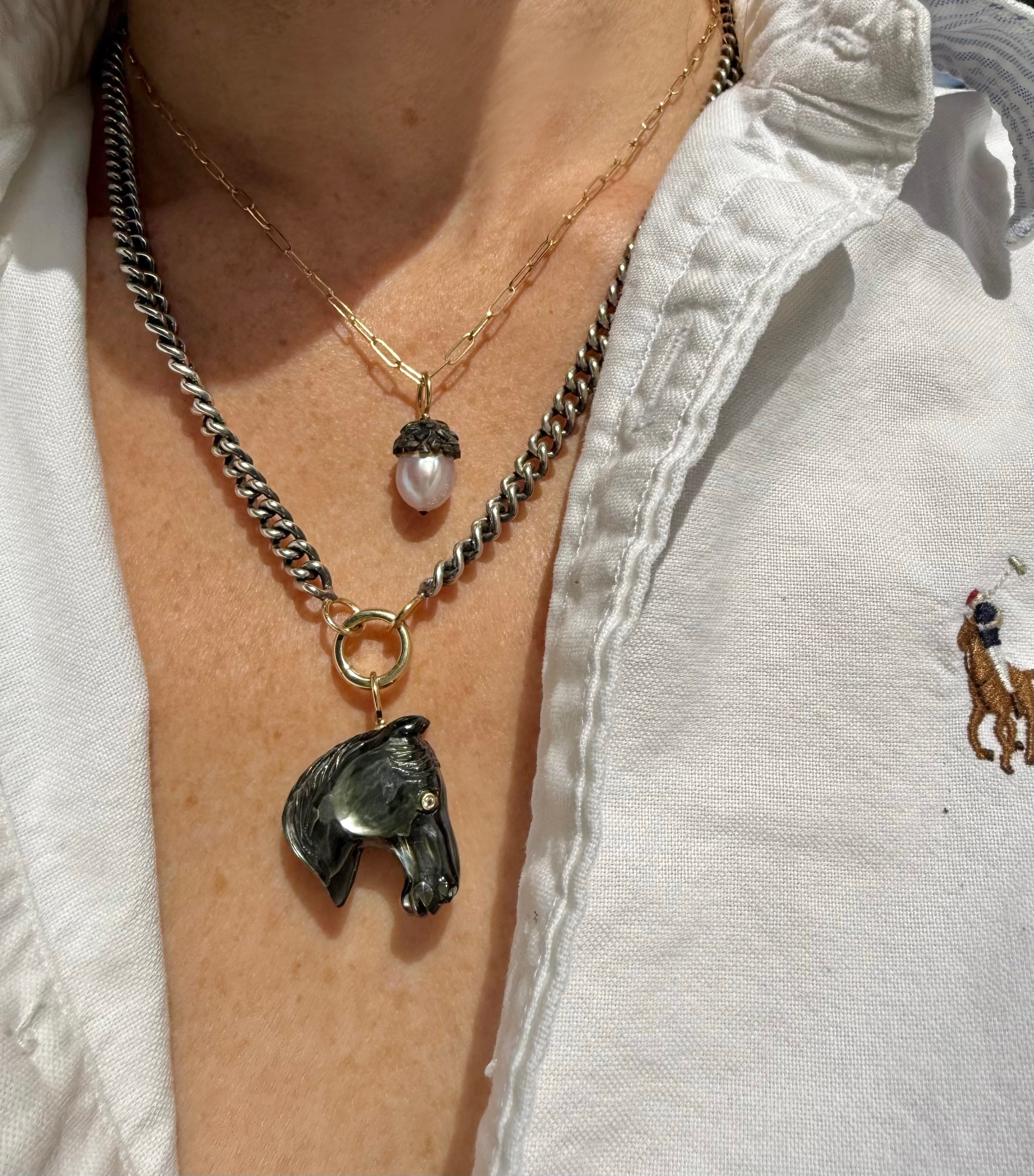 Black Beauty Horse Charm