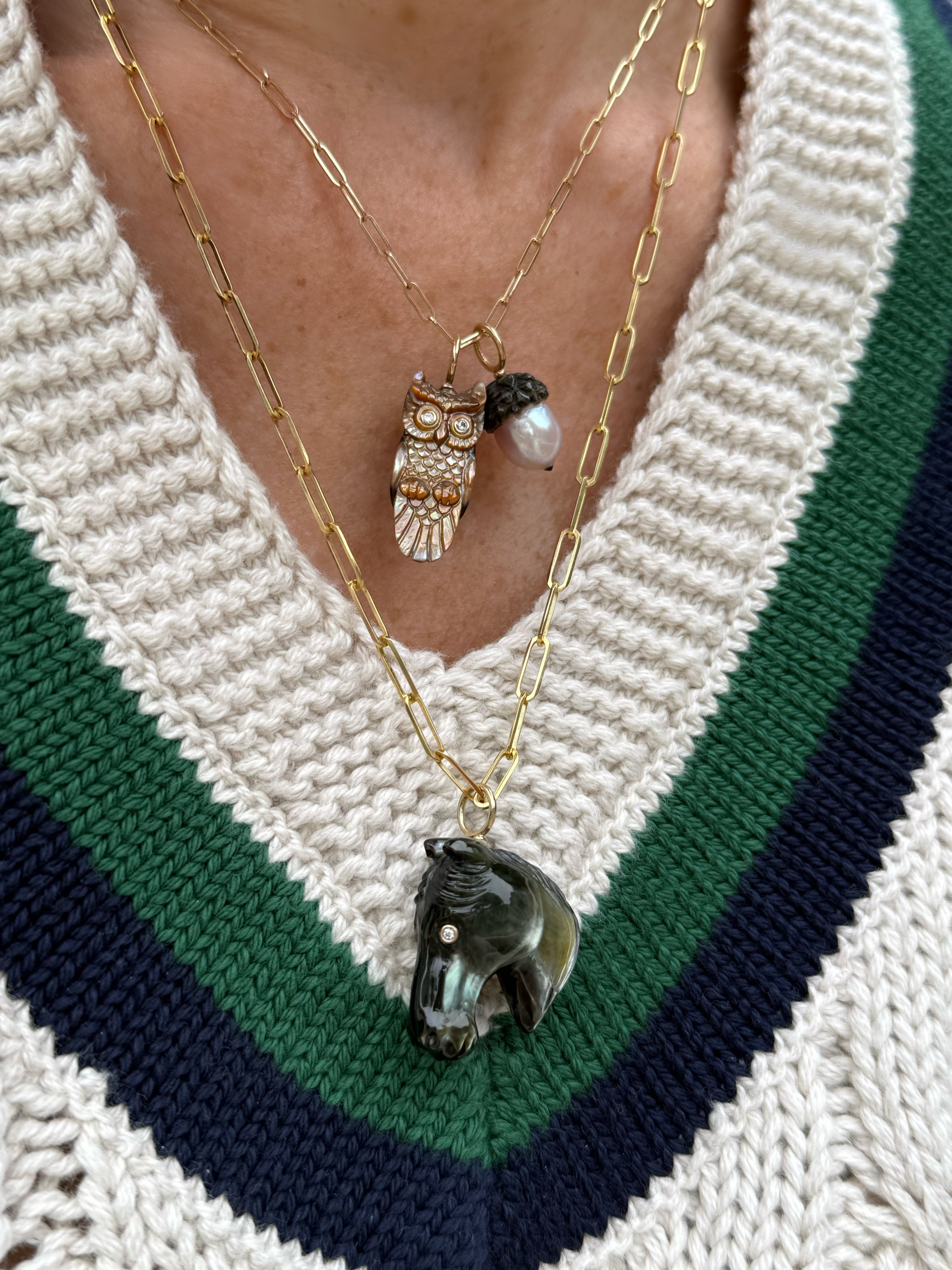 Black Beauty Horse Charm