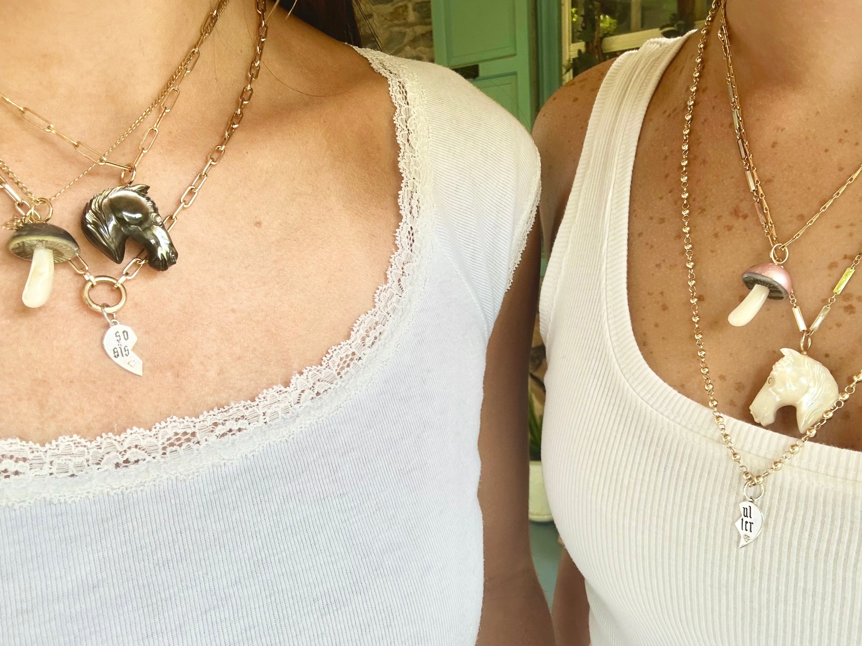 Soul Sister Friendship in Silver with Diamond