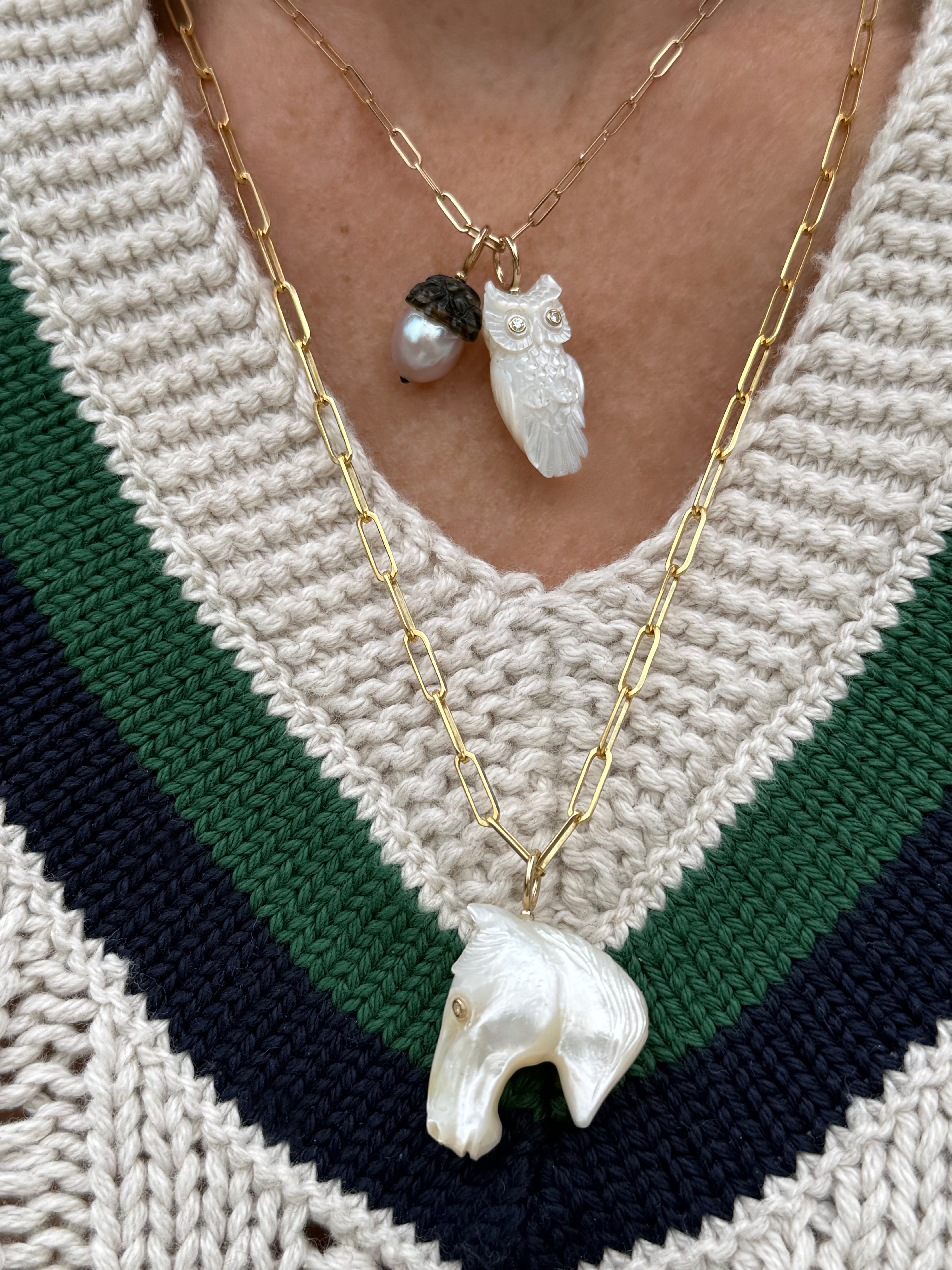 White Horse Head Charm – Maura Green