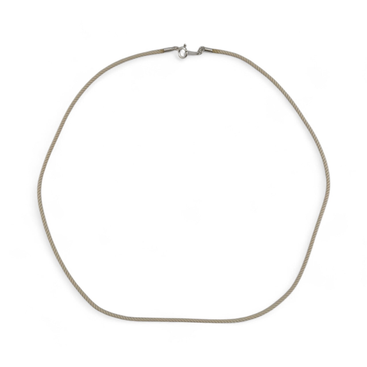 Silk Cord with Silver Clasp