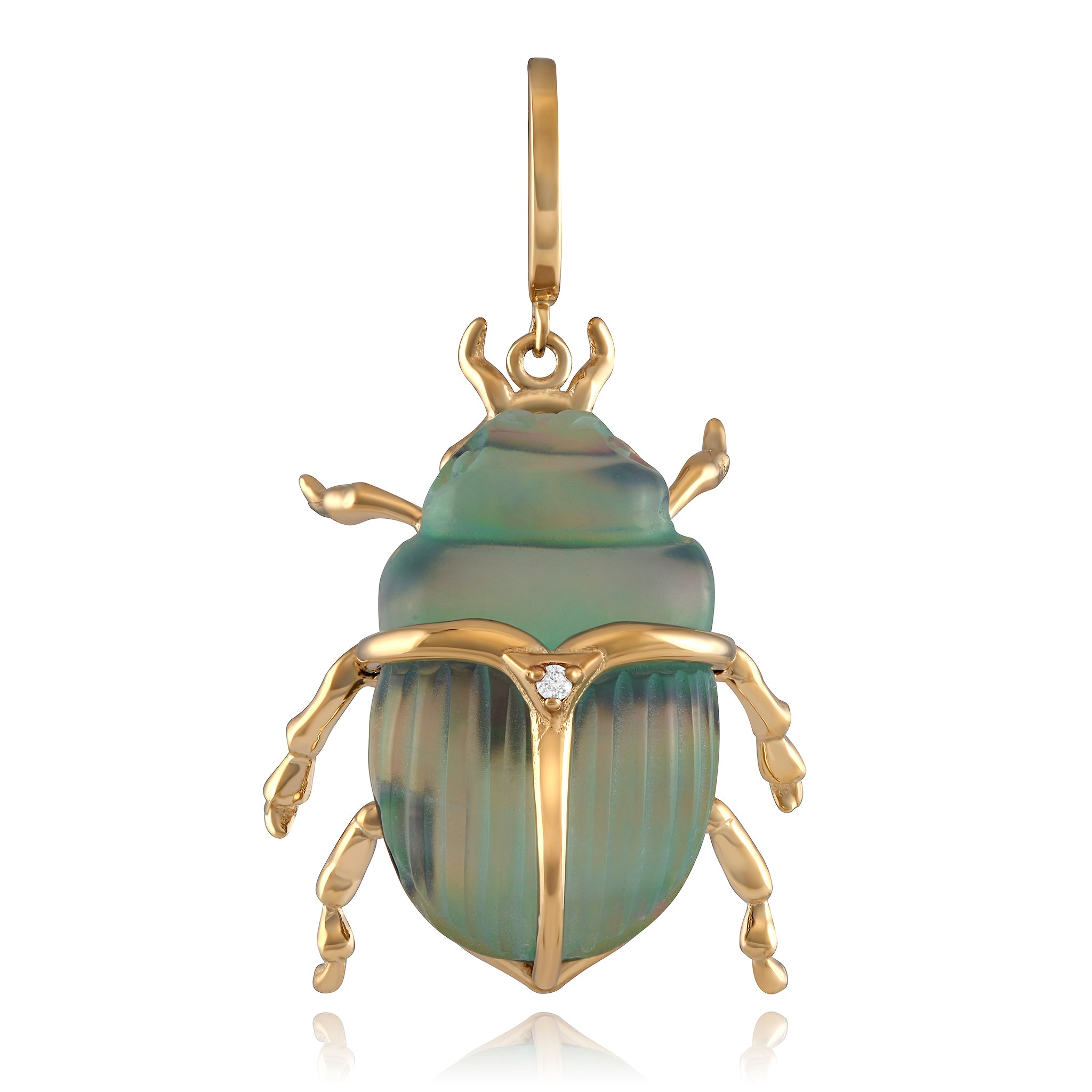 Luminescent Scarab Beetle