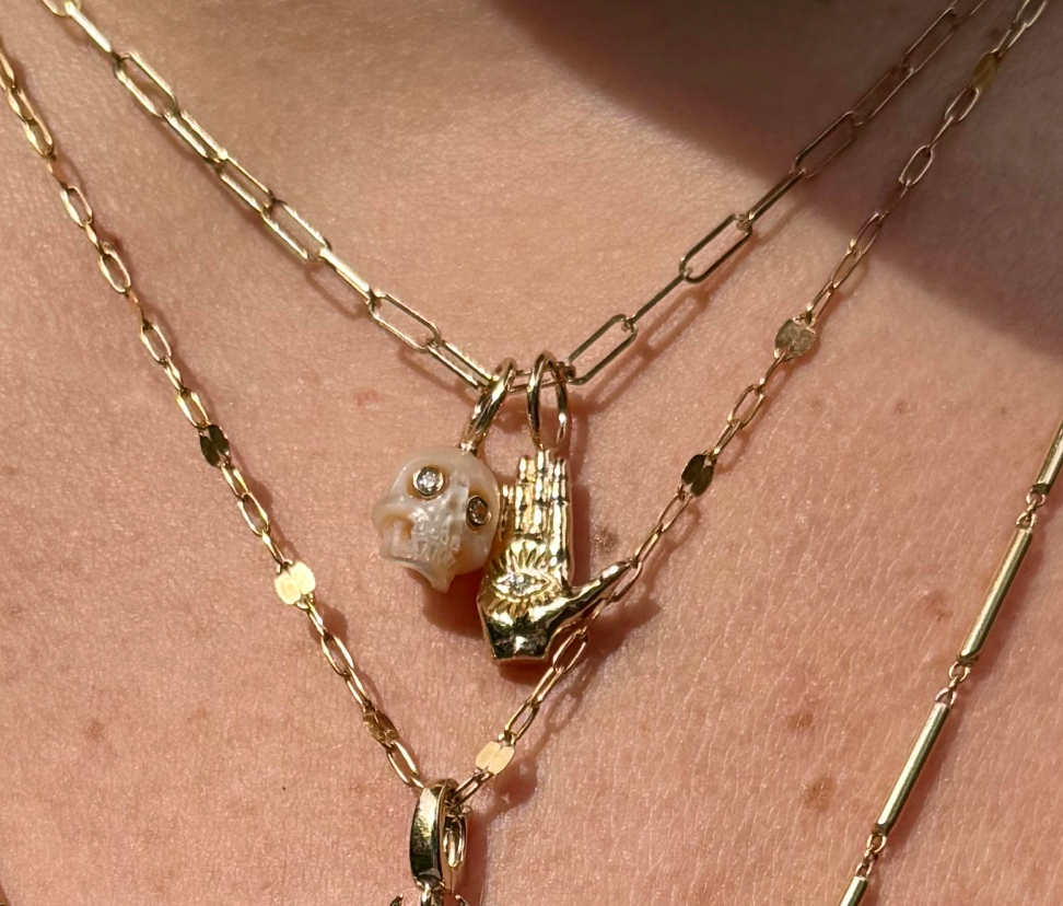 Freshwater Pearl Skull Baby