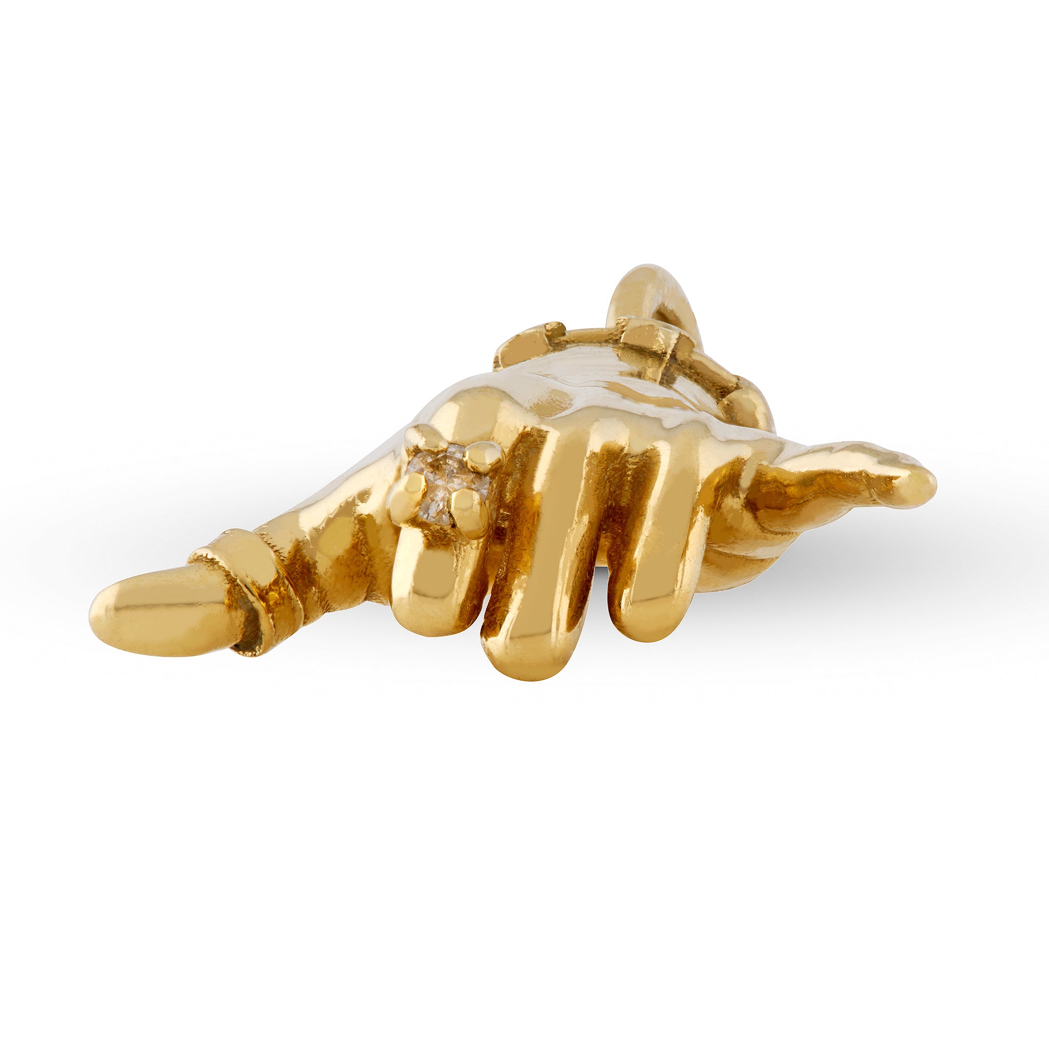 Shaka LadyFinger in 14K Gold – Maura Green